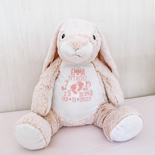 Baby Birth Stats Bunny