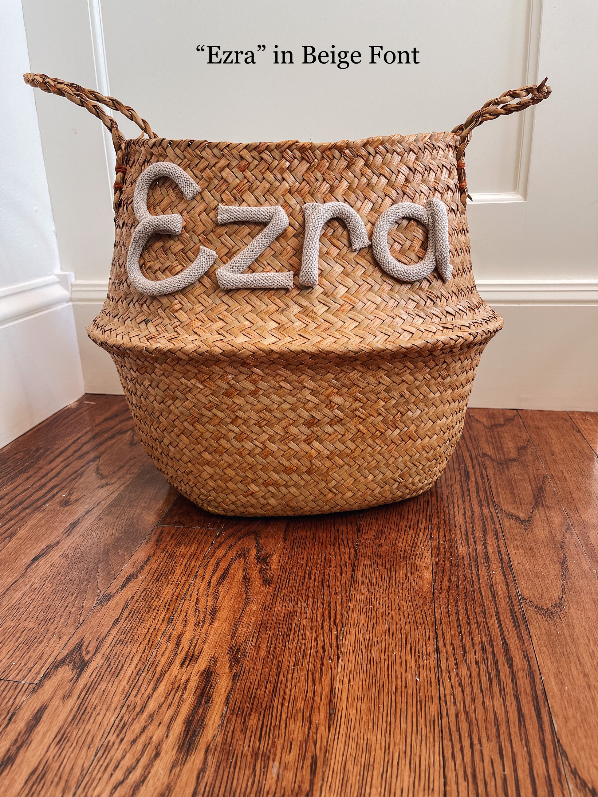 Natural Personalized Basket