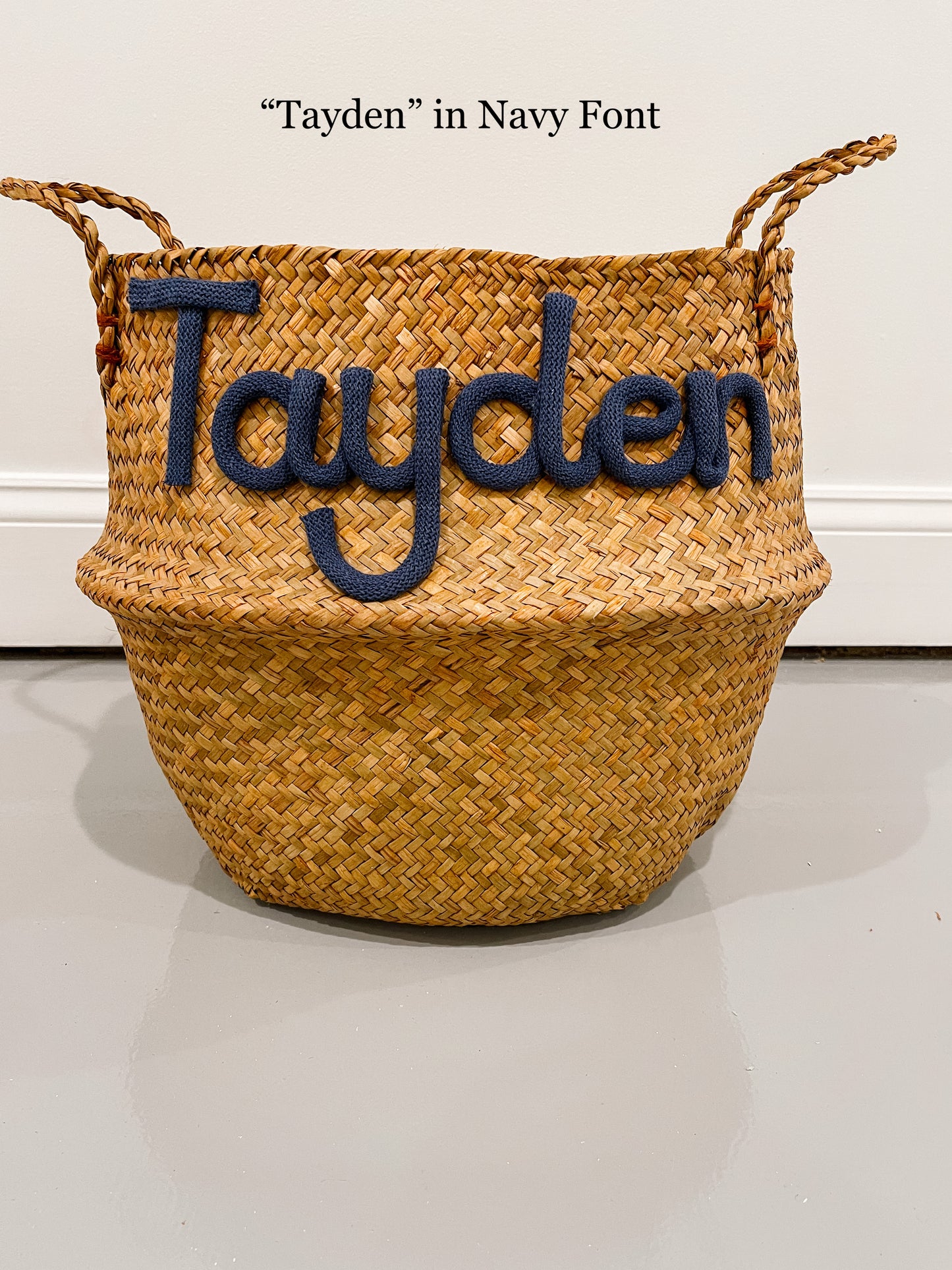 Natural Personalized Basket