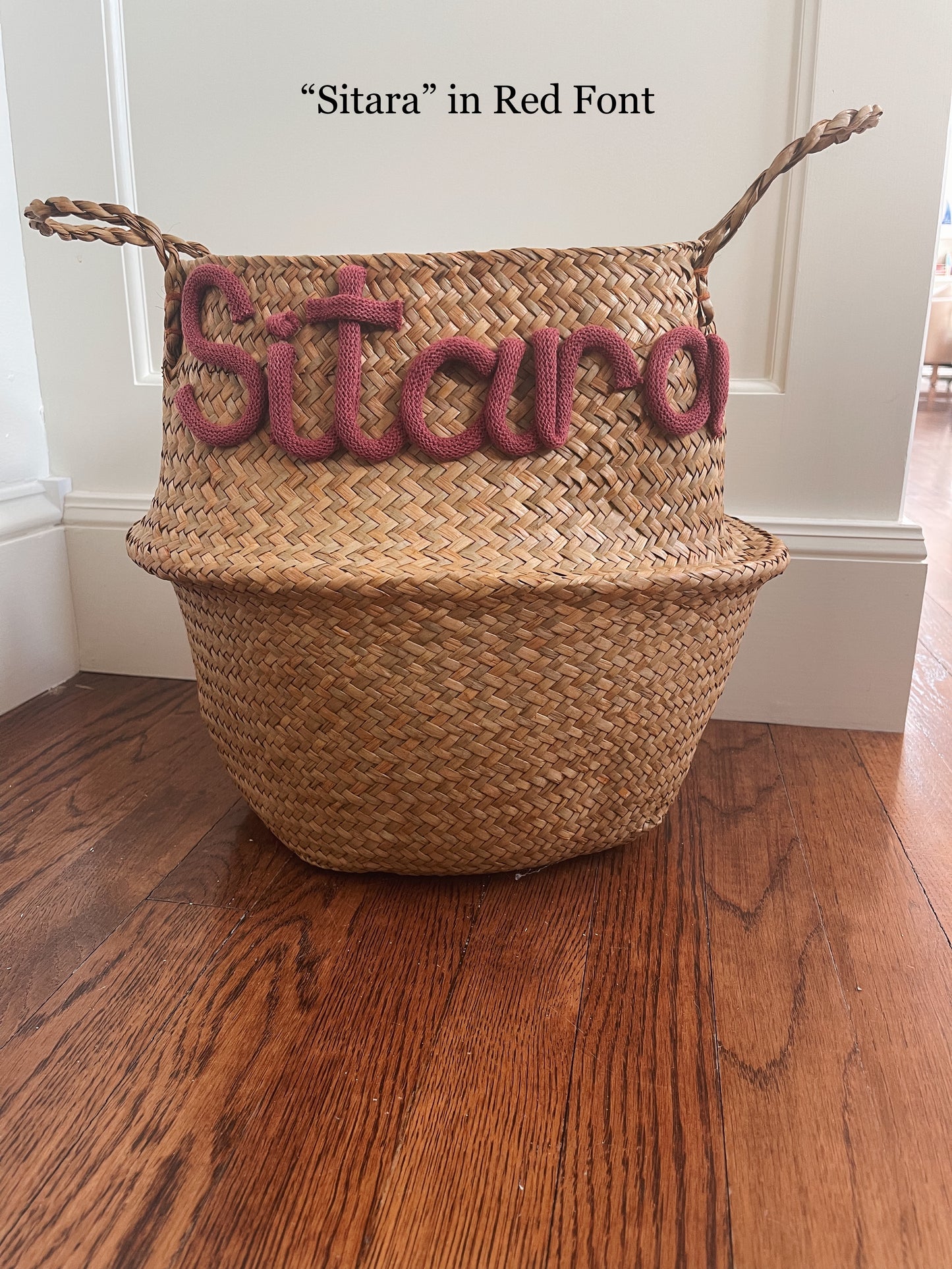 Natural Personalized Basket