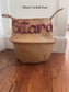 Natural Personalized Basket