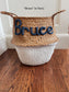 White Base, Personalized Basket