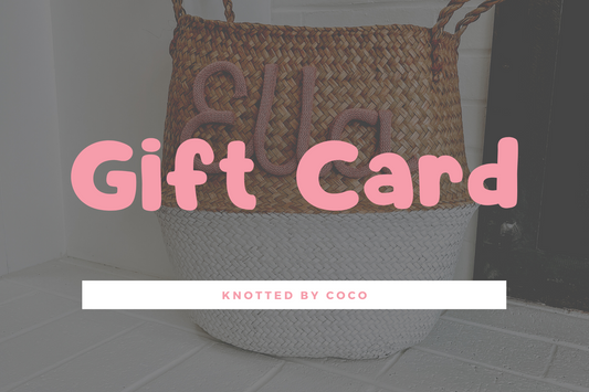 Best Gift Card | KBC Gift Card | Knotted By Coco